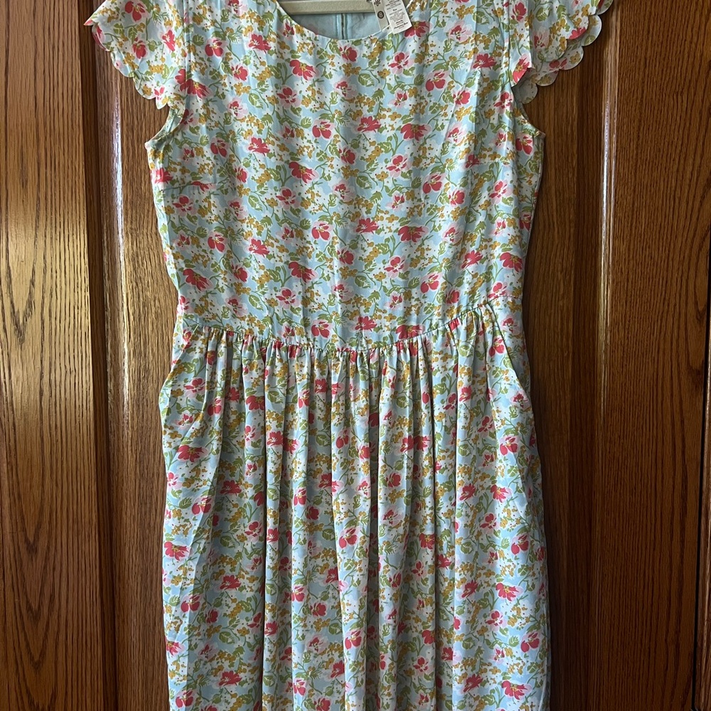 Matilda Jane Pink and Green Floral Dress